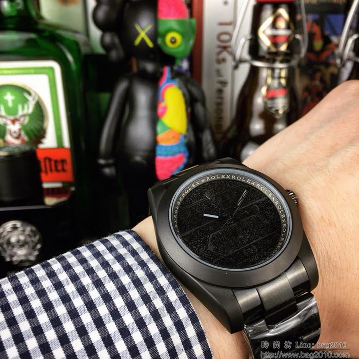 ROLEX勞力士 蠔式恒動系列 全自動機械機芯 鍍膜玻璃 精鋼錶帶 男士腕表  wssb4743